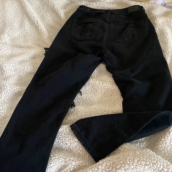 AE black destressed denim jeans New without tags - Picture 9 of 9